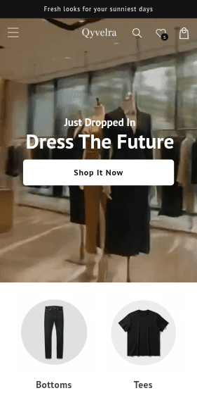 Apparel Theme Demo - mobile